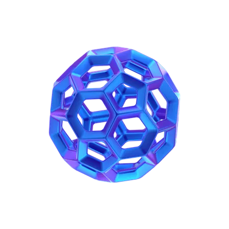 Cube Ring Abstract Shape  3D Icon