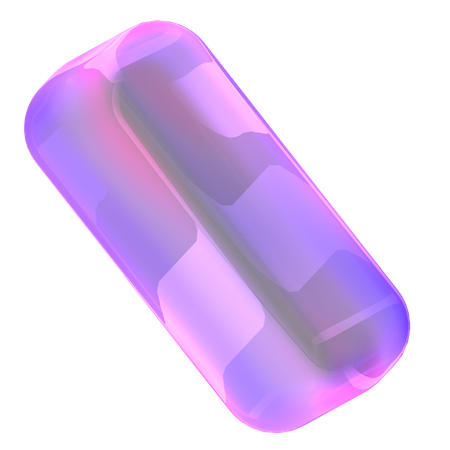 Cube rond  3D Icon