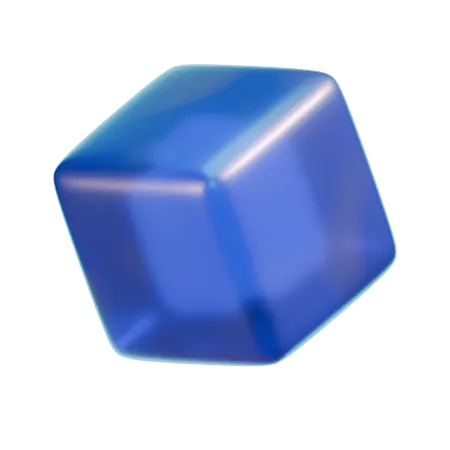 Cube Rounded  3D Icon
