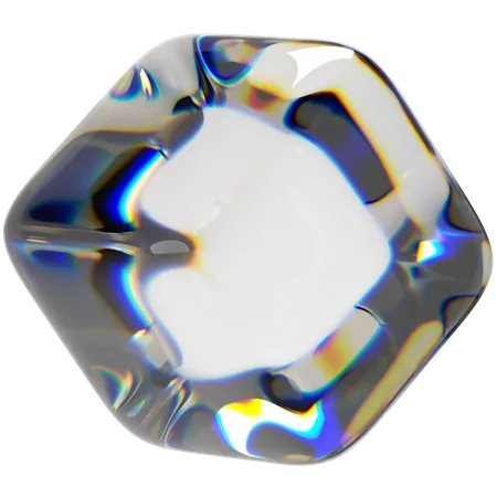 Cube Rounded  3D Icon
