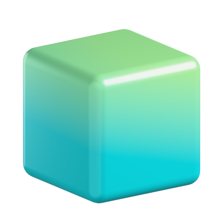 立方体形状  3D Icon