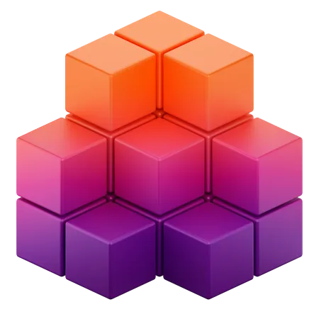 Cube Shape  3D Icon