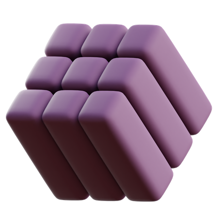 Cube Shape  3D Icon