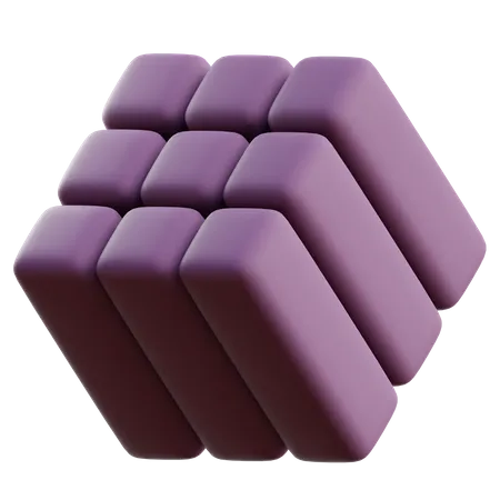 Cube Shape  3D Icon