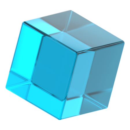 Cube Shape  3D Icon