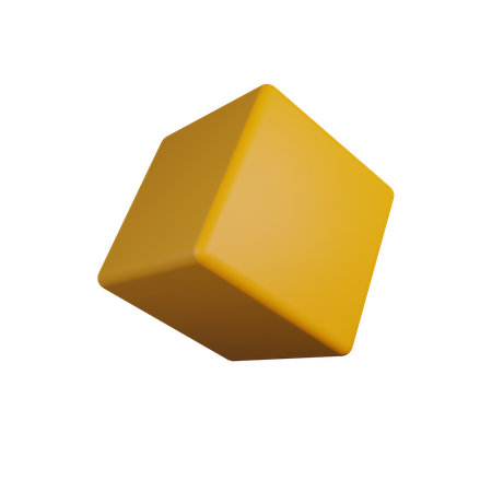 Cube Shape  3D Icon