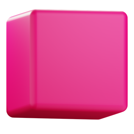 Cube Shape  3D Icon