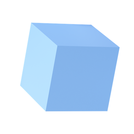 Cube Shape  3D Illustration