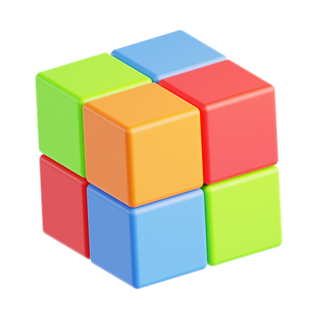Cube Toy  3D Icon