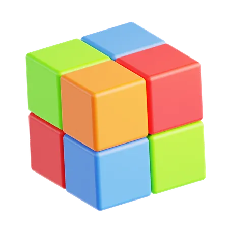 Cube Toy  3D Icon