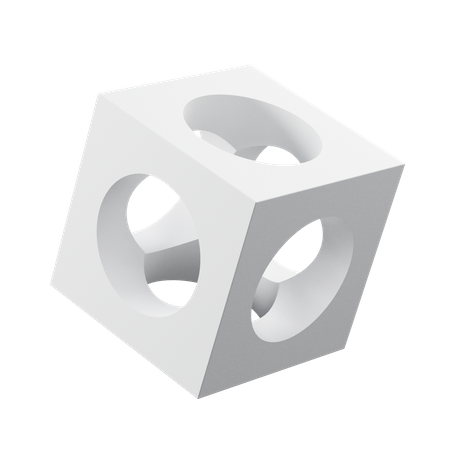 Cubehole Shape  3D Icon