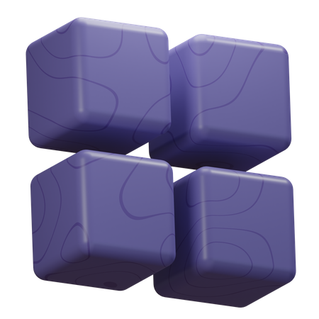Cubes  3D Icon