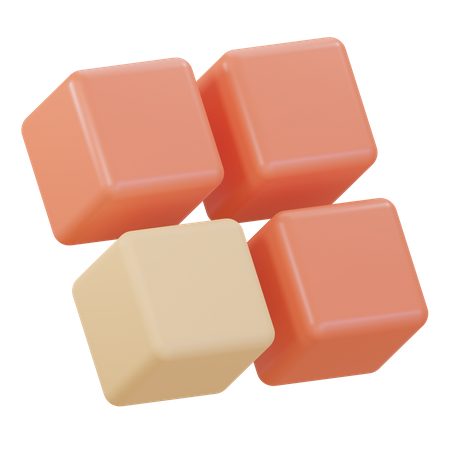 Cubes  3D Icon