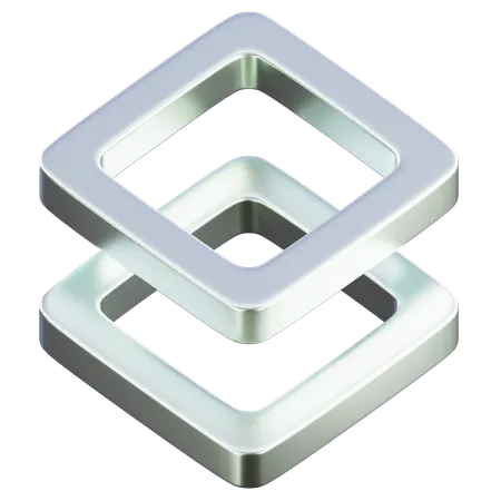 立方体 抽象的な形  3D Icon