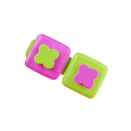 Cubes Abstract Shape  3D Icon