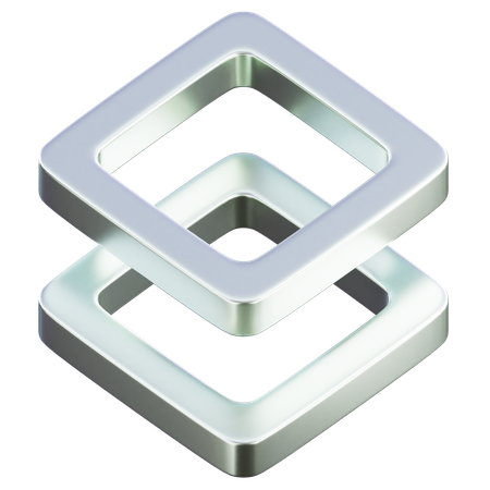 Cubes Abstract Shape  3D Icon