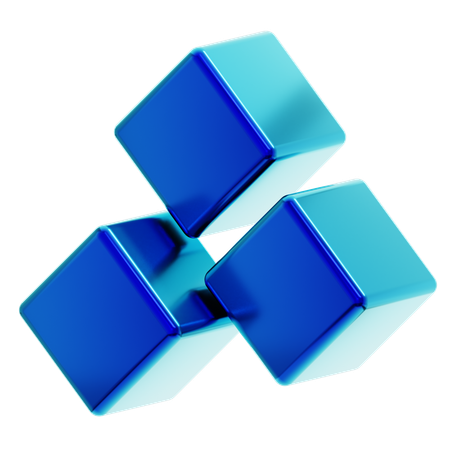 Cubes abstraits  3D Icon