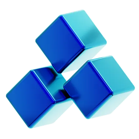 Cubes abstraits  3D Icon