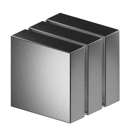 Forme abstraite de cubes  3D Icon