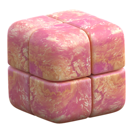 Forme abstraite de cubes  3D Icon