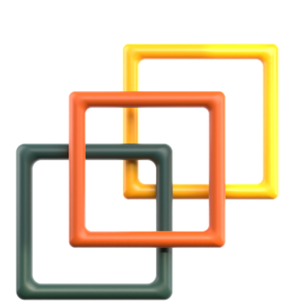 Cubes de forme géométrique  3D Icon