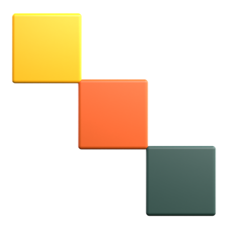 Cubes Geometric Shape  3D Icon