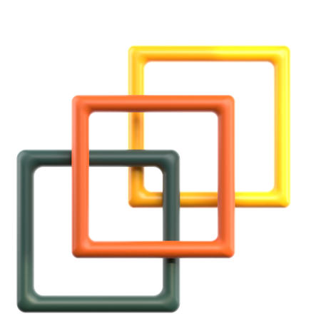 Cubes Geometric Shape  3D Icon