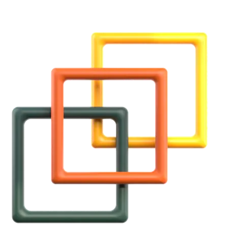 Cubes Geometric Shape  3D Icon