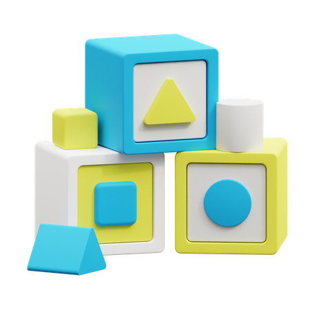 Jouet en cubes  3D Icon