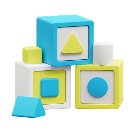 Cubes Toy  3D Icon