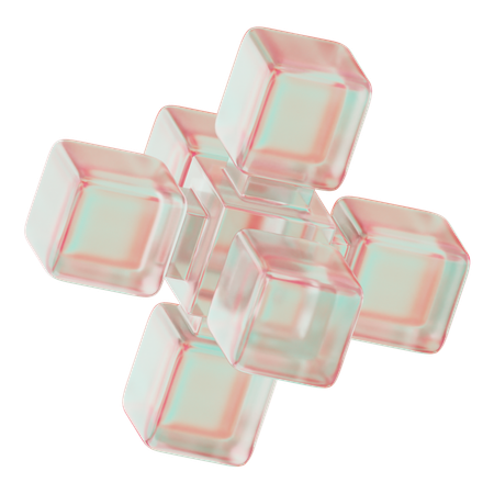 Étoile cubique  3D Icon