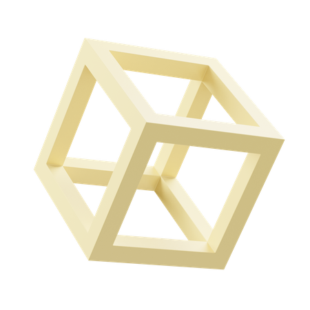 Cubewired Shape  3D Icon