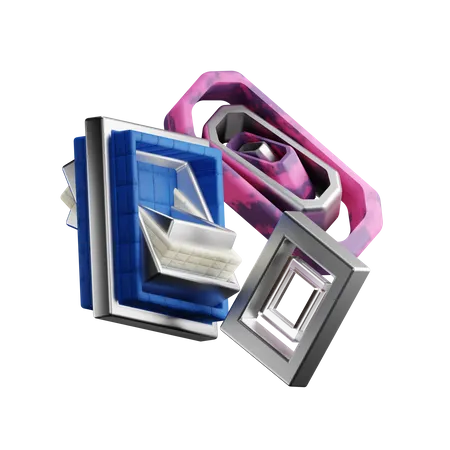 Cubical Beds 3D Icon