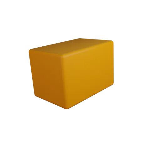 정육면체 모양  3D Icon