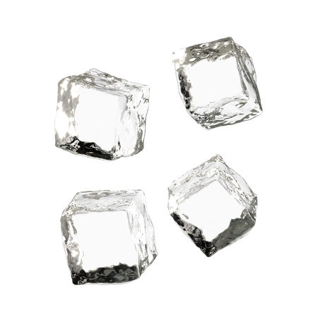 Cubos de hielo  3D Icon