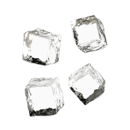 Cubos de hielo  3D Icon