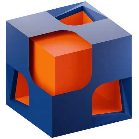 Cubo  3D Icon