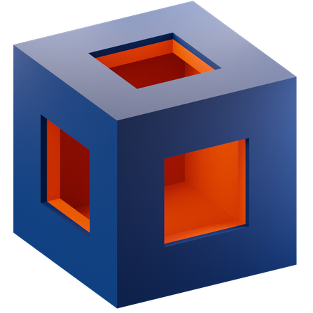 Cubo  3D Icon