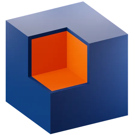 Cubo  3D Icon