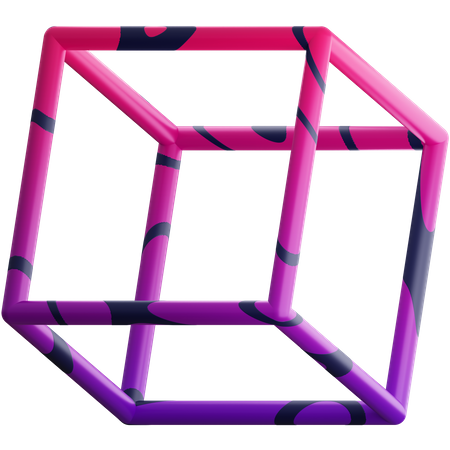 Cubo 3d  3D Illustration