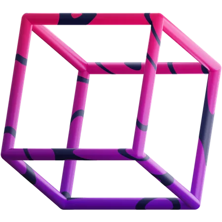 Cubo 3d  3D Illustration