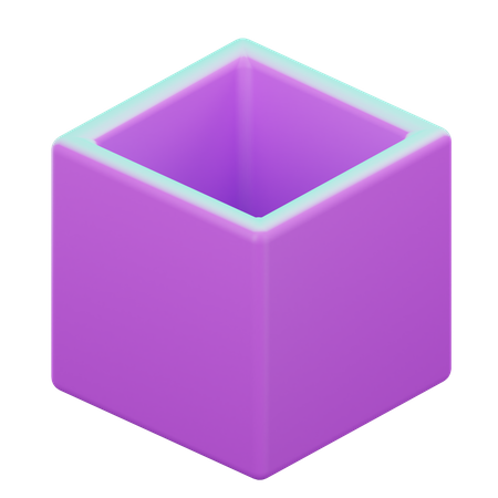 Cubo 3d geométrico  3D Icon