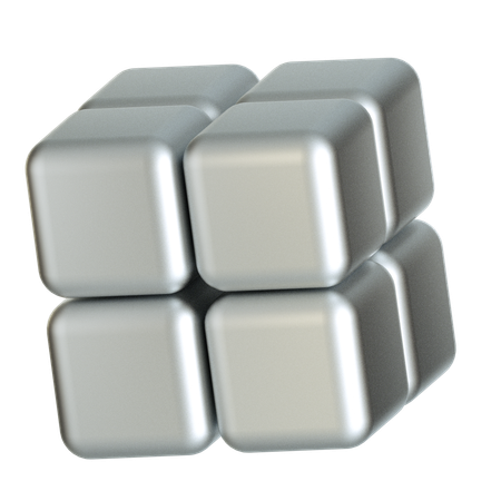 Cubo abstracto  3D Icon