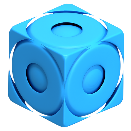 Cubo abstracto  3D Icon