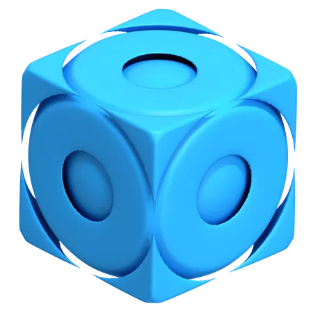 Cubo abstracto  3D Icon