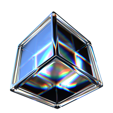 Cubo abstrato  3D Icon