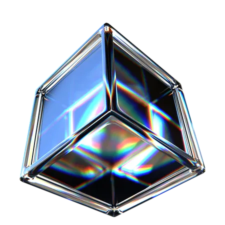 Cubo abstrato  3D Icon