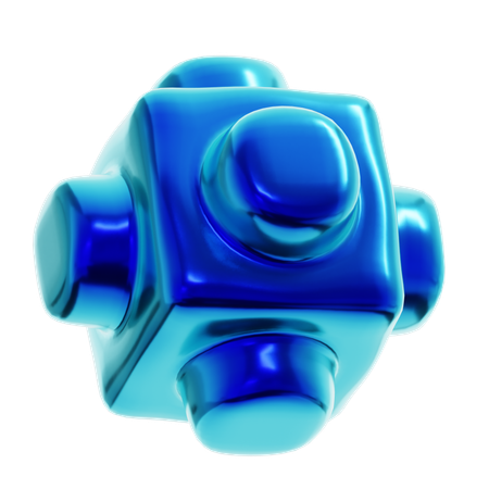 Cubo abstrato  3D Icon
