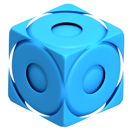 Cubo abstrato  3D Icon