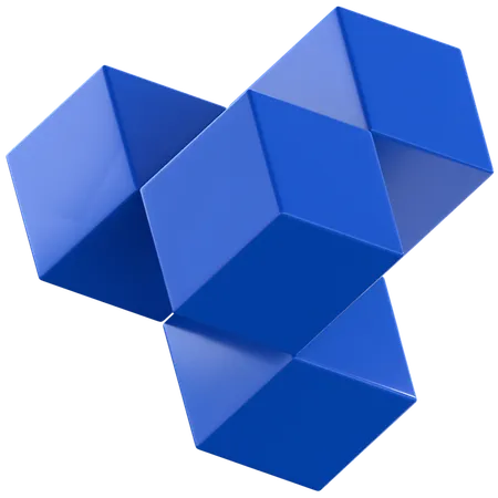 Cubo abstrato  3D Icon